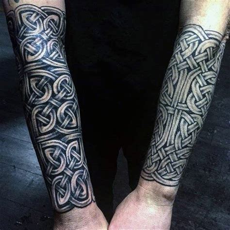 celtic sleeve tattoo|forearm sleeve tattoo male celtic.